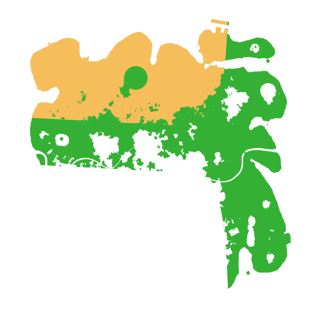 Biome Rust Map: Procedural Map, Size: 3500, Seed: 790383064