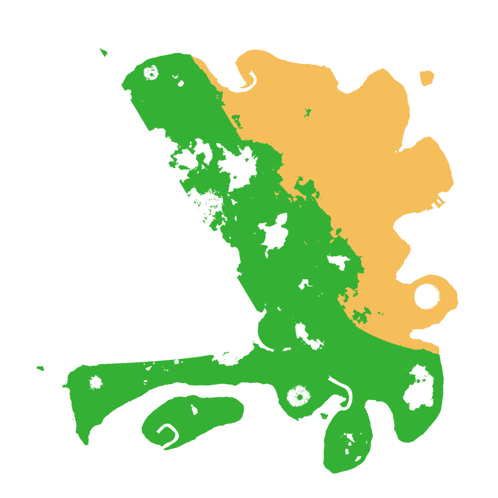 Biome Rust Map: Procedural Map, Size: 3500, Seed: 14887888