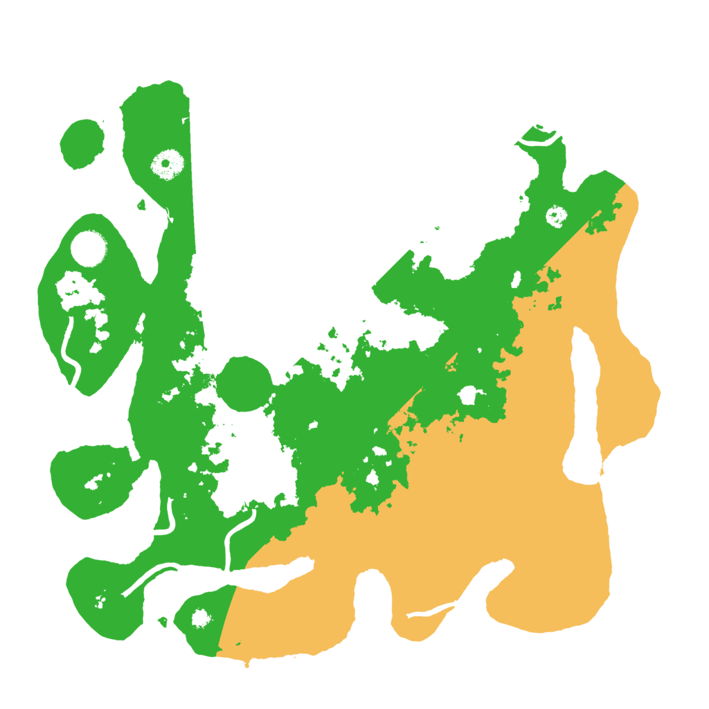 Biome Rust Map: Procedural Map, Size: 3500, Seed: 268234439