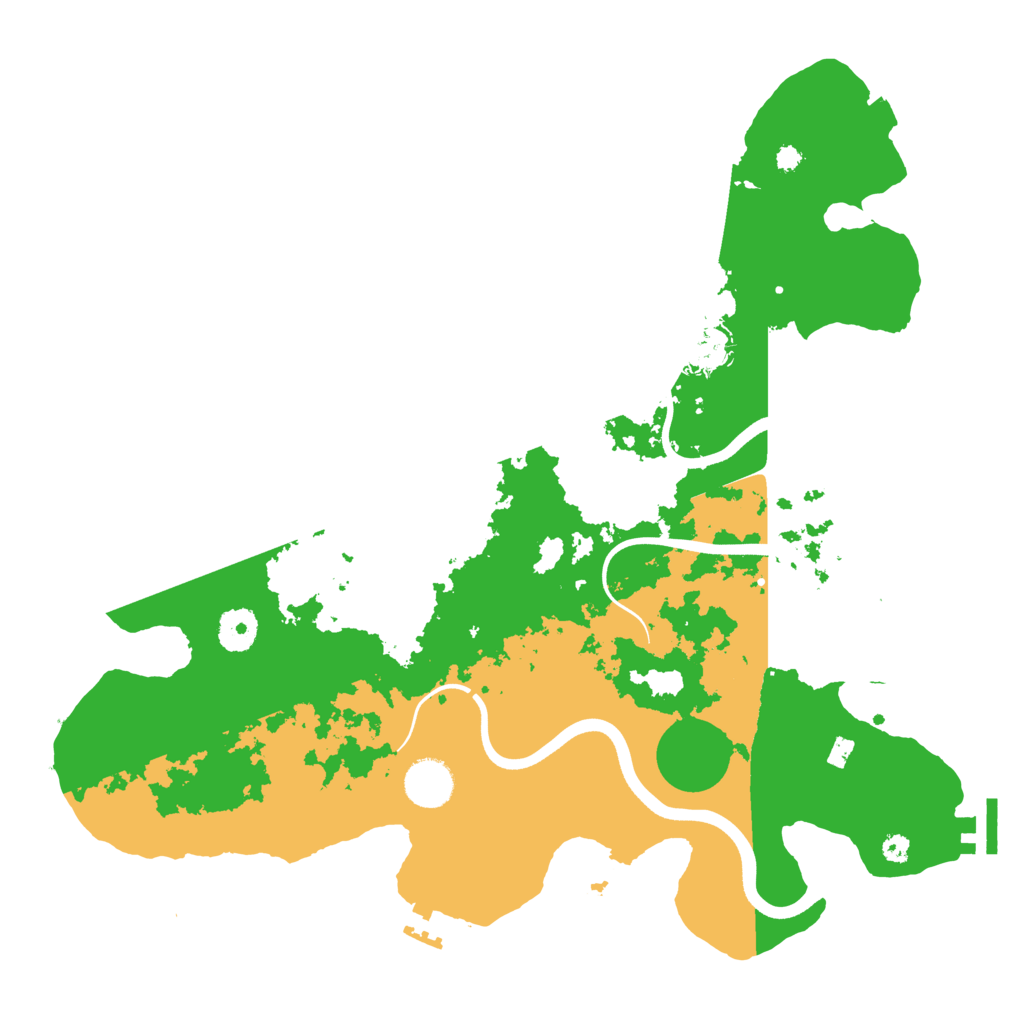 Biome Rust Map: Procedural Map, Size: 3700, Seed: 1967710652