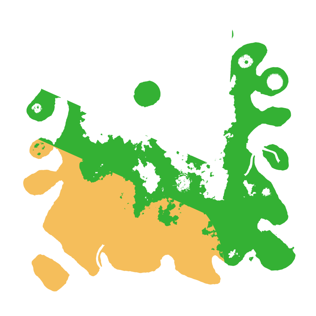 Biome Rust Map: Procedural Map, Size: 3500, Seed: 51418093