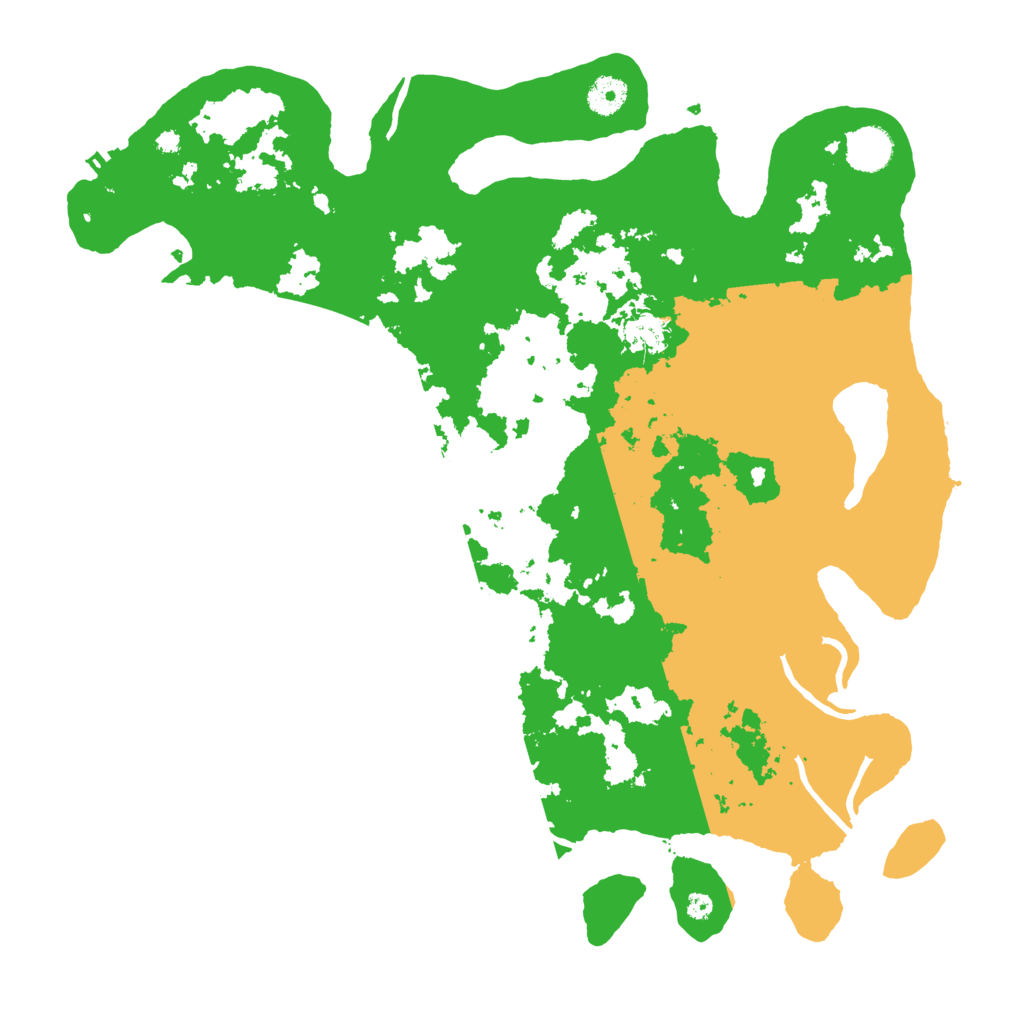 Biome Rust Map: Procedural Map, Size: 4000, Seed: 56445