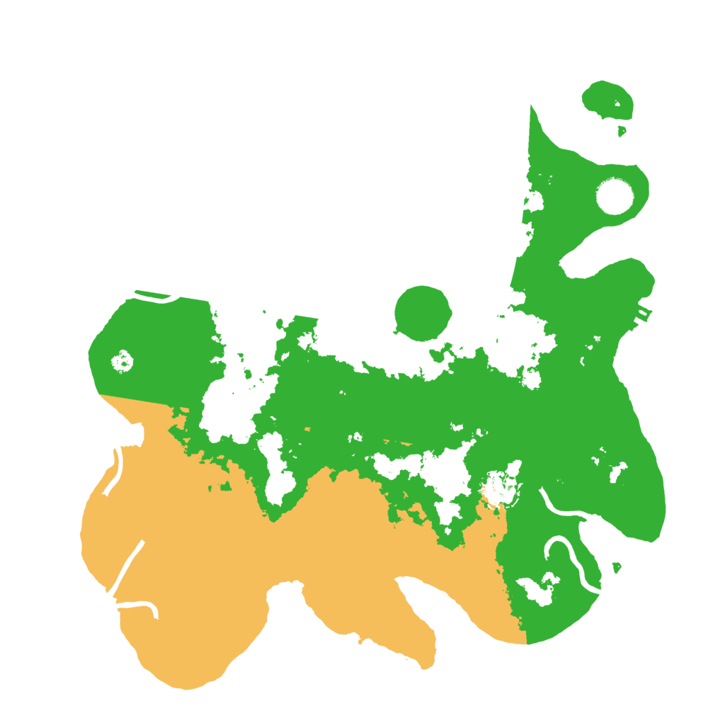 Biome Rust Map: Procedural Map, Size: 3500, Seed: 1733446299