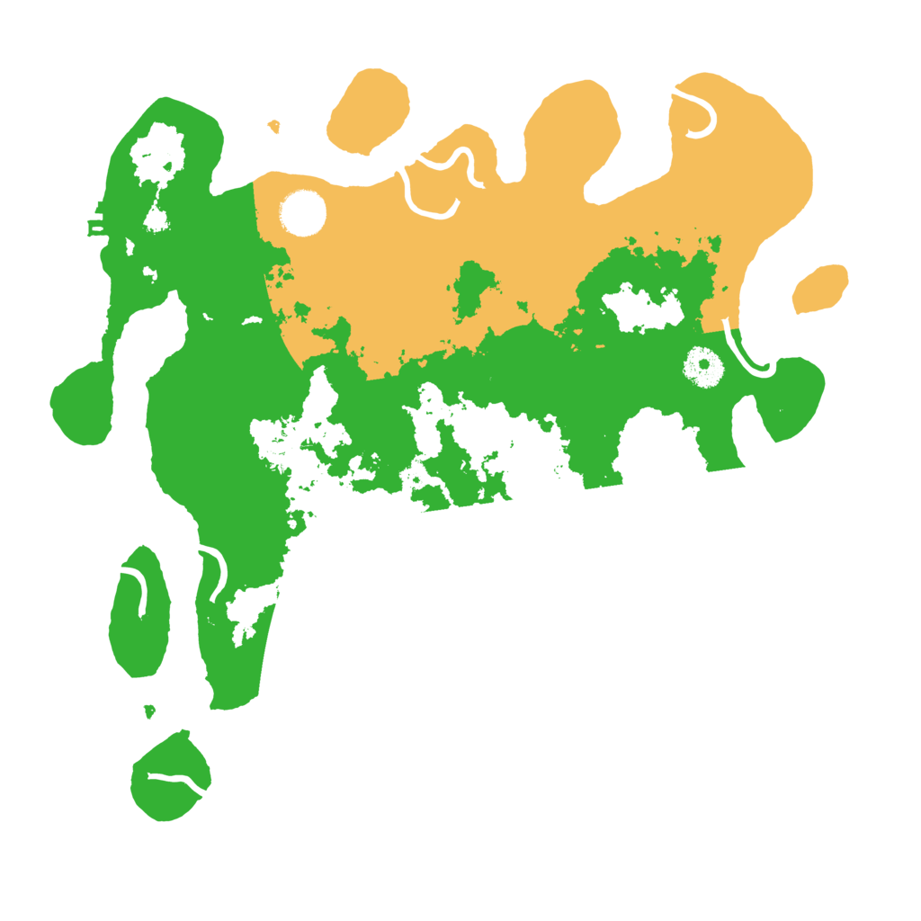 Biome Rust Map: Procedural Map, Size: 3500, Seed: 83847409
