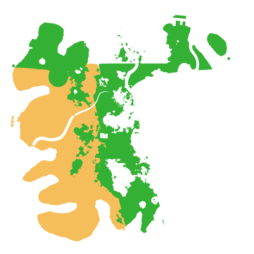 Biome Rust Map: Procedural Map, Size: 3500, Seed: 381974903