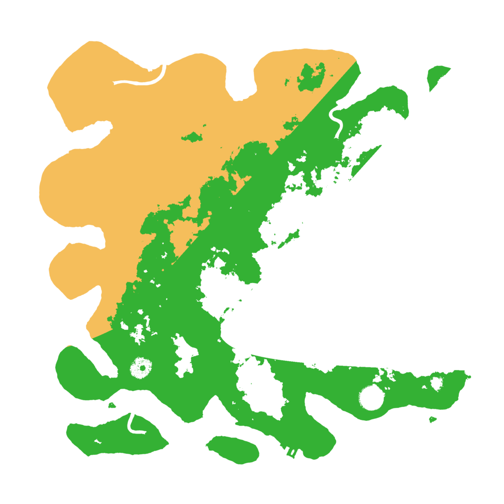Biome Rust Map: Procedural Map, Size: 3600, Seed: 18346
