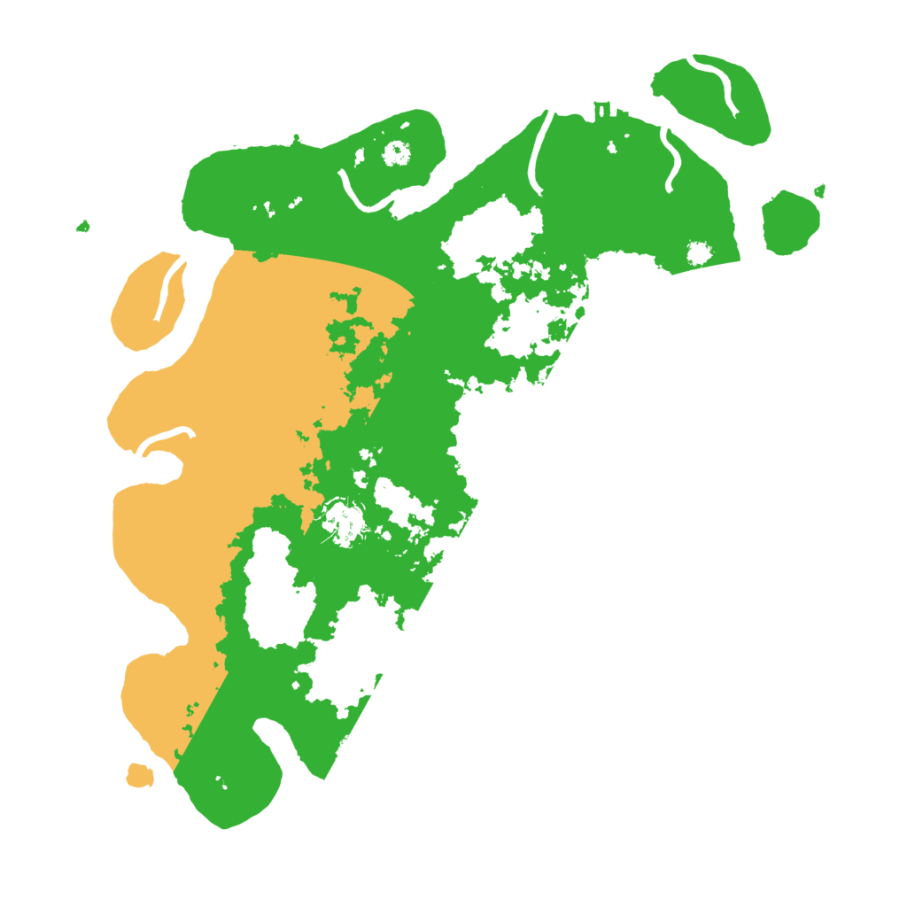 Biome Rust Map: Procedural Map, Size: 3500, Seed: 1057936144