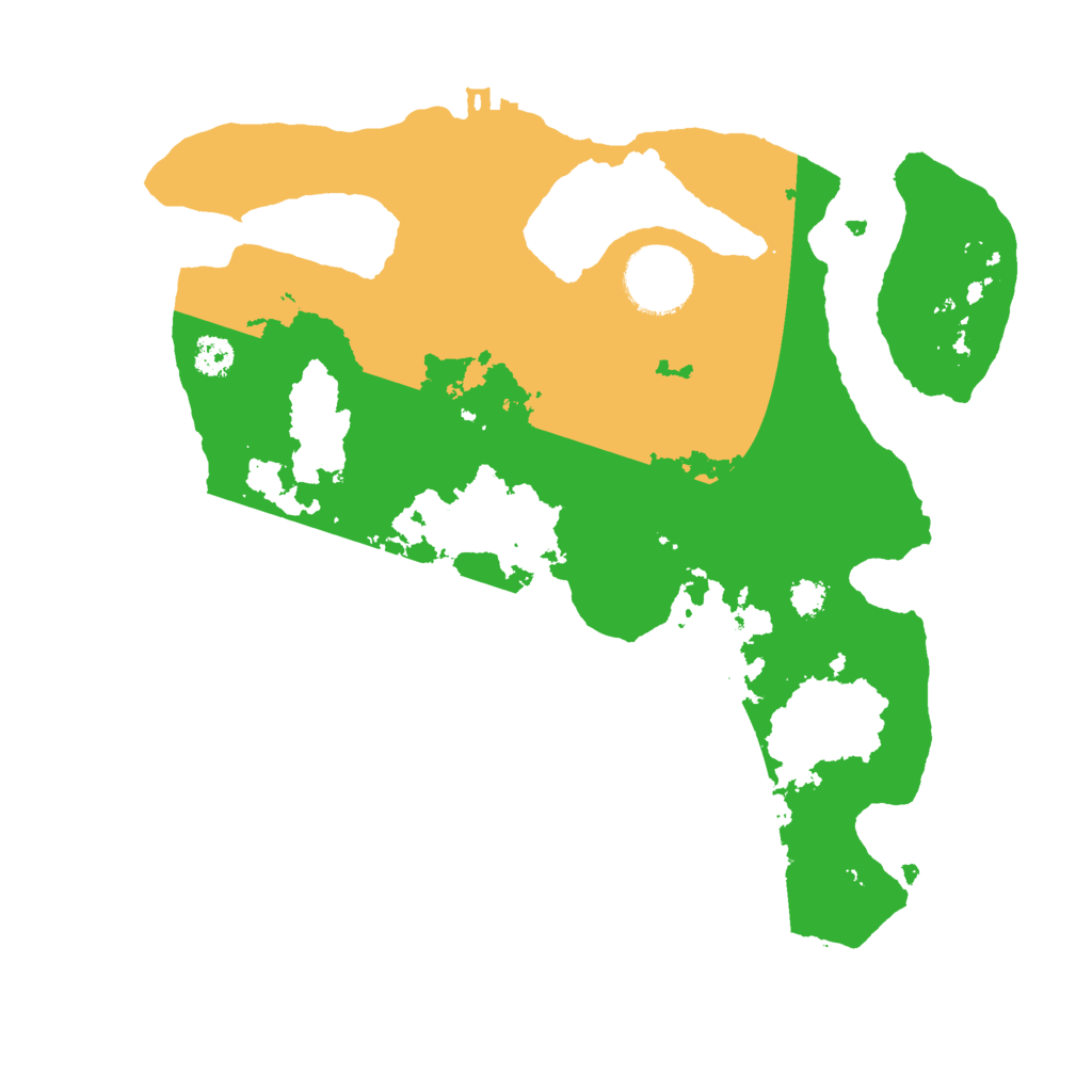 Biome Rust Map: Procedural Map, Size: 2800, Seed: 7