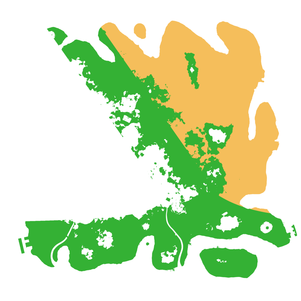 Biome Rust Map: Procedural Map, Size: 3950, Seed: 69732411