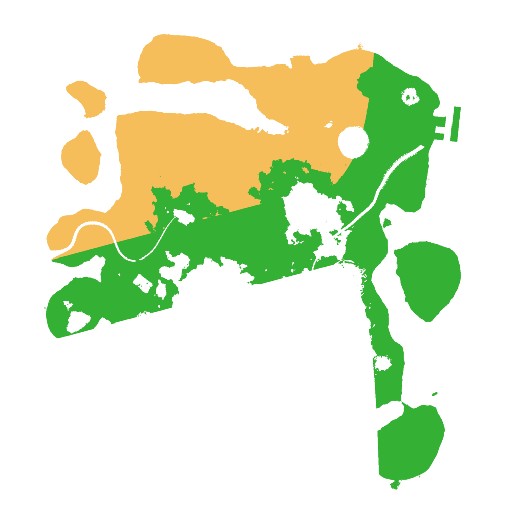 Biome Rust Map: Procedural Map, Size: 3000, Seed: 1563337130