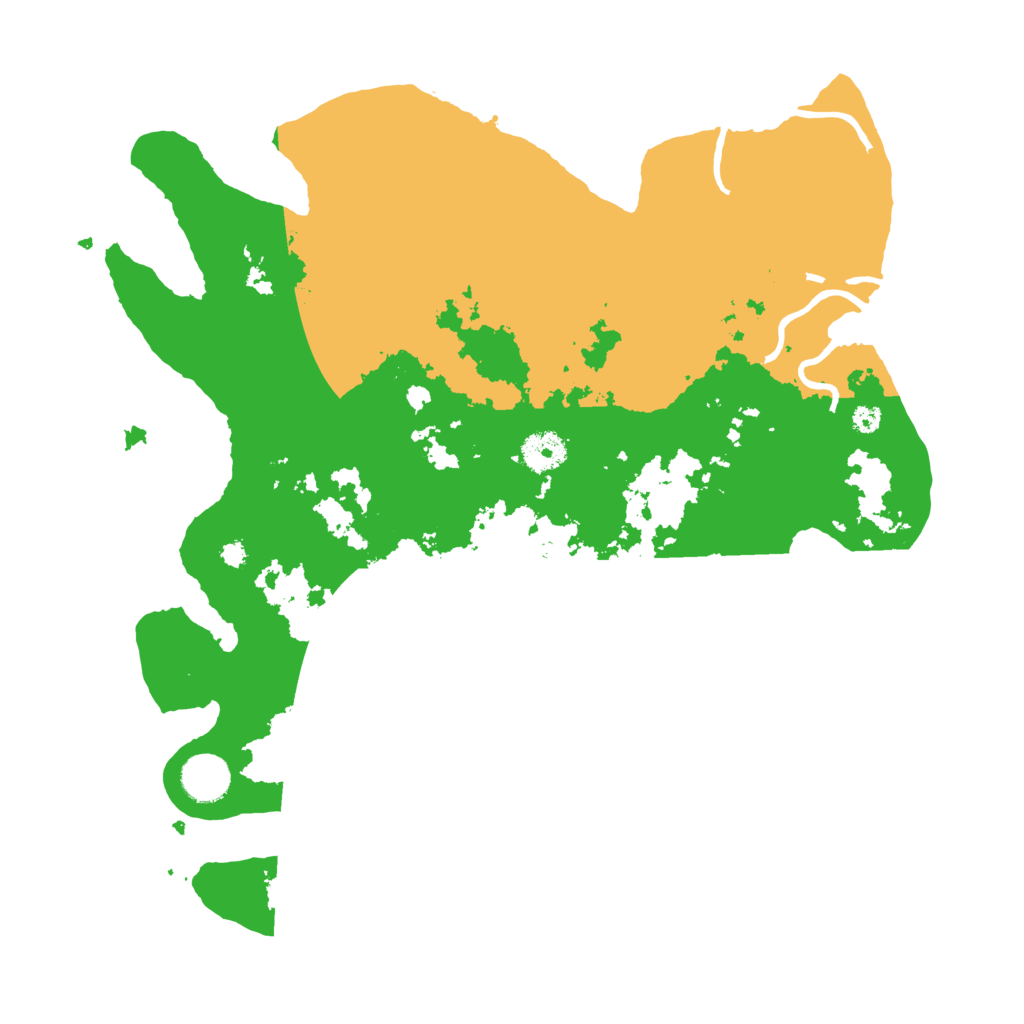 Biome Rust Map: Procedural Map, Size: 3700, Seed: 959079078