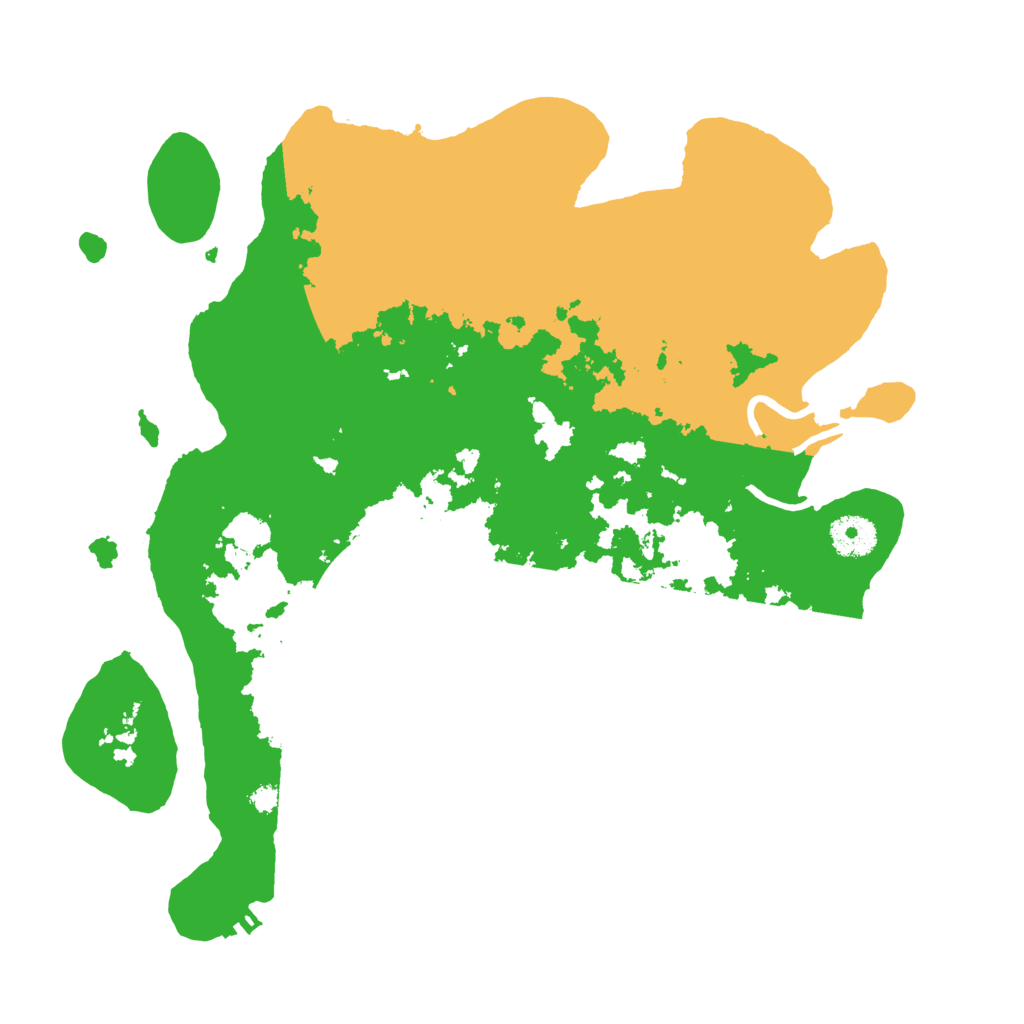 Biome Rust Map: Procedural Map, Size: 3500, Seed: 367423264