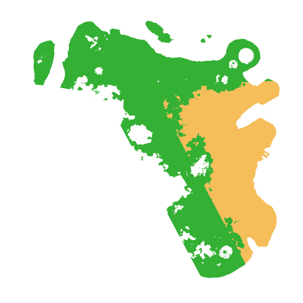 Biome Rust Map: Procedural Map, Size: 3500, Seed: 1612831801