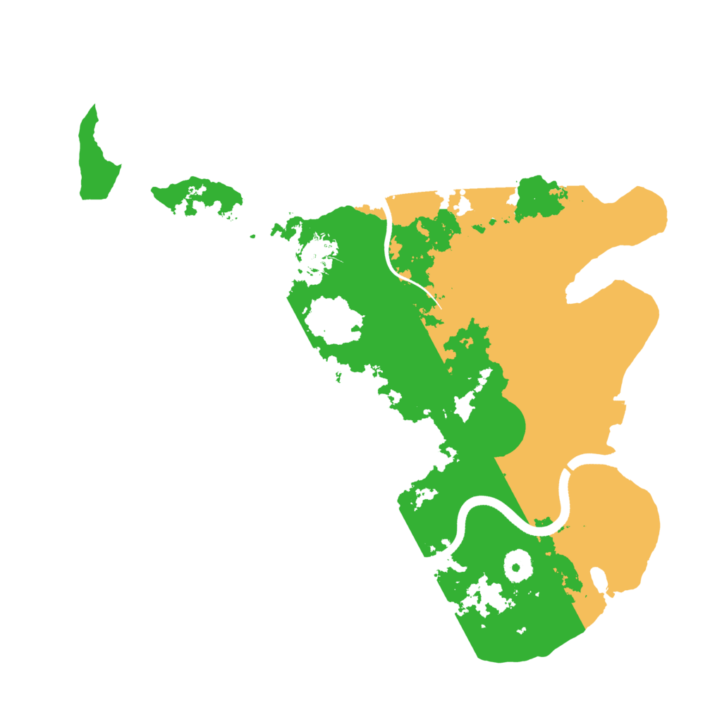 Biome Rust Map: Procedural Map, Size: 3500, Seed: 1612831801