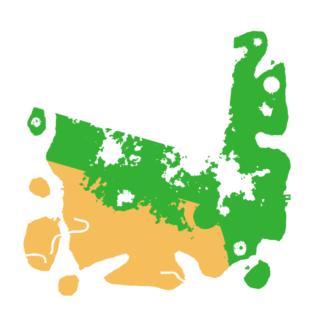 Biome Rust Map: Procedural Map, Size: 3500, Seed: 25731587