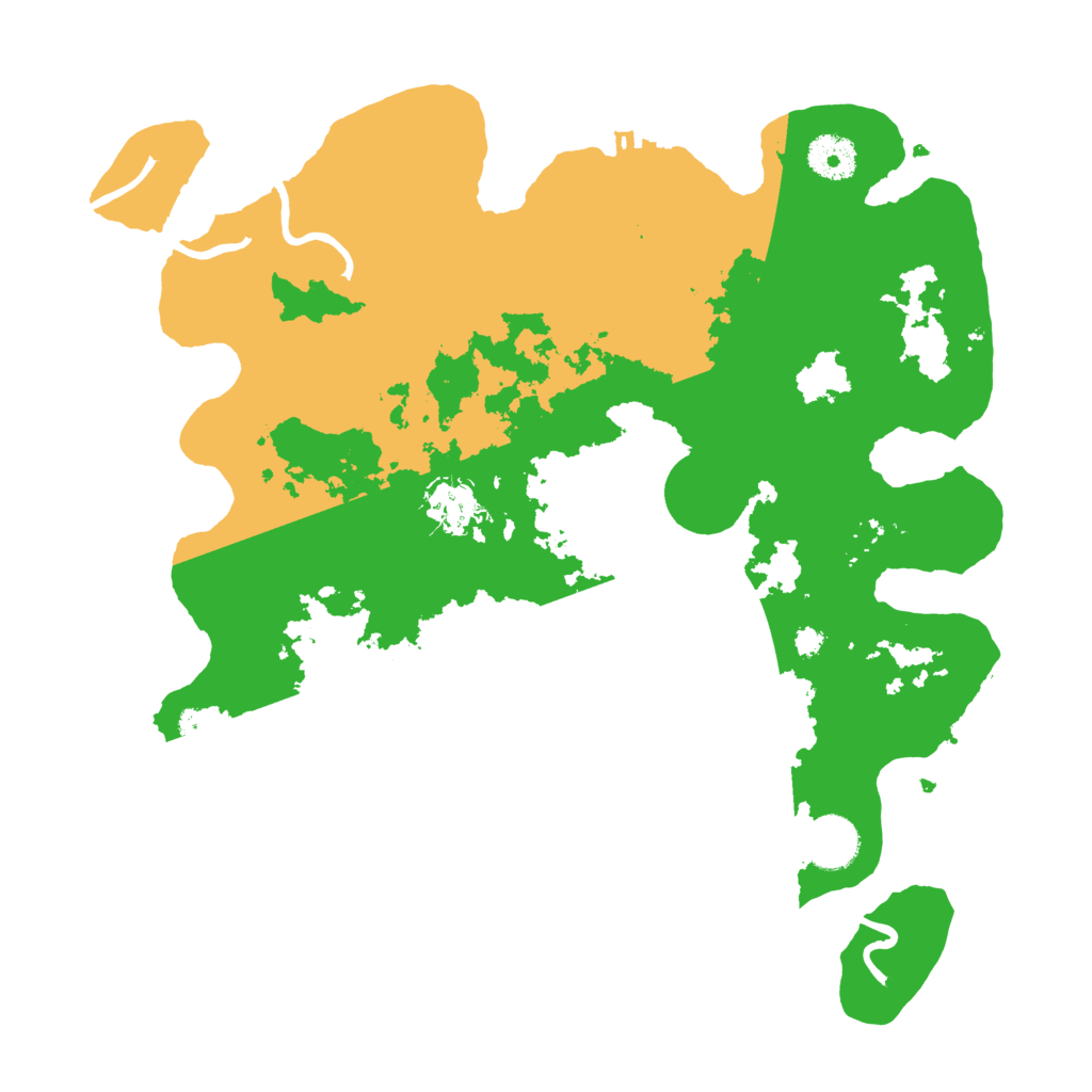 Biome Rust Map: Procedural Map, Size: 3500, Seed: 1732764117
