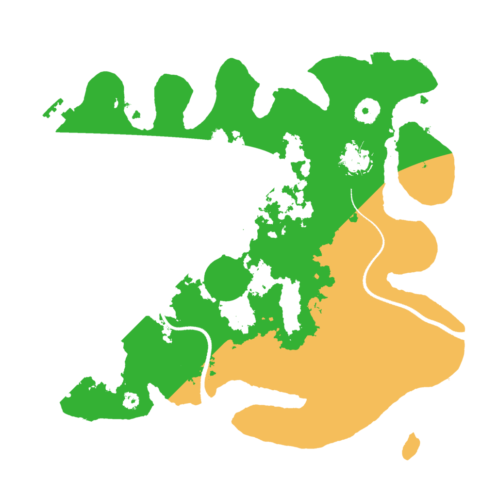 Biome Rust Map: Procedural Map, Size: 3000, Seed: 3010