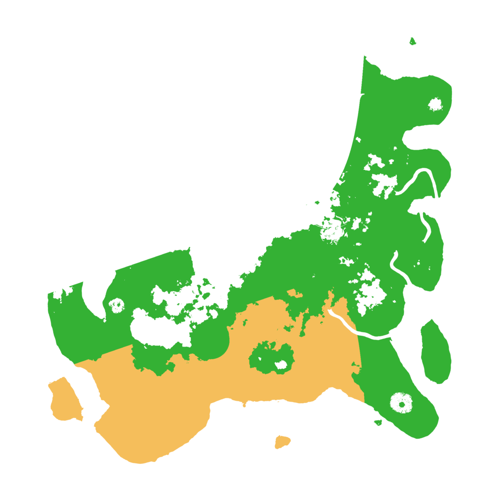 Biome Rust Map: Procedural Map, Size: 3500, Seed: 2144171721