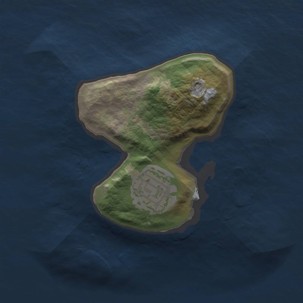 Rust Map: Barren, Size: 1500, Seed: 38, 3 Monuments