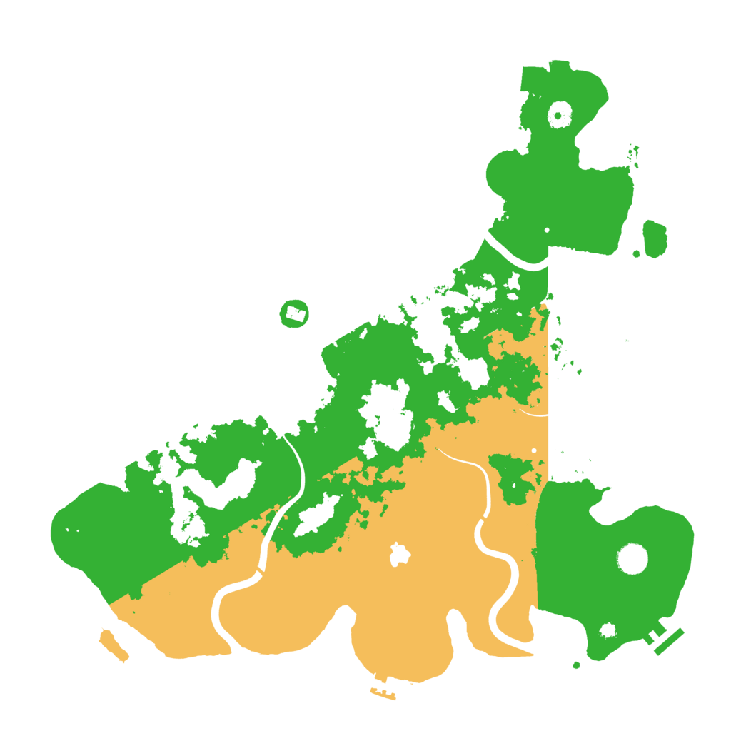 Biome Rust Map: Procedural Map, Size: 4200, Seed: 7777