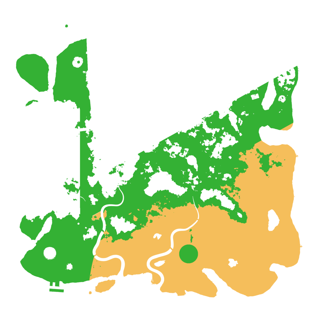 Biome Rust Map: Procedural Map, Size: 4500, Seed: 37789923