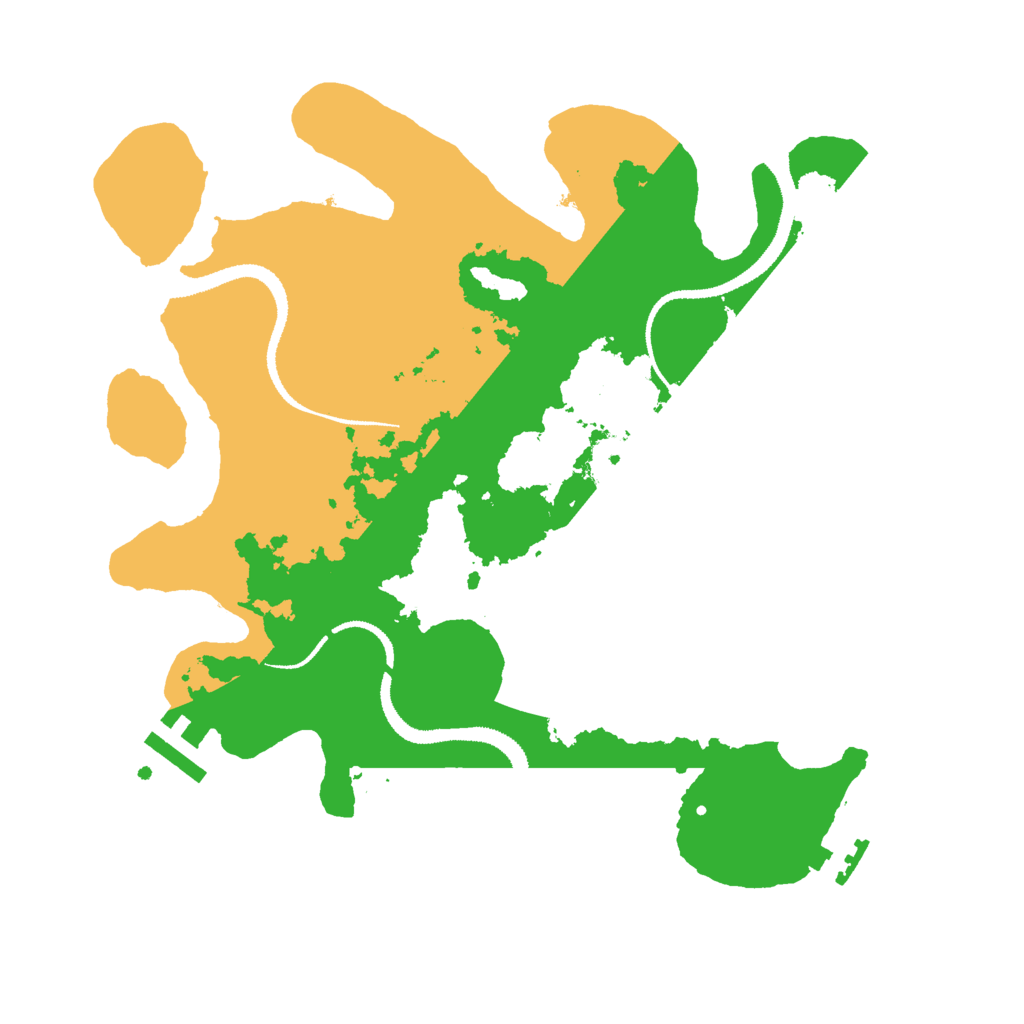 Biome Rust Map: Procedural Map, Size: 3000, Seed: 143223232