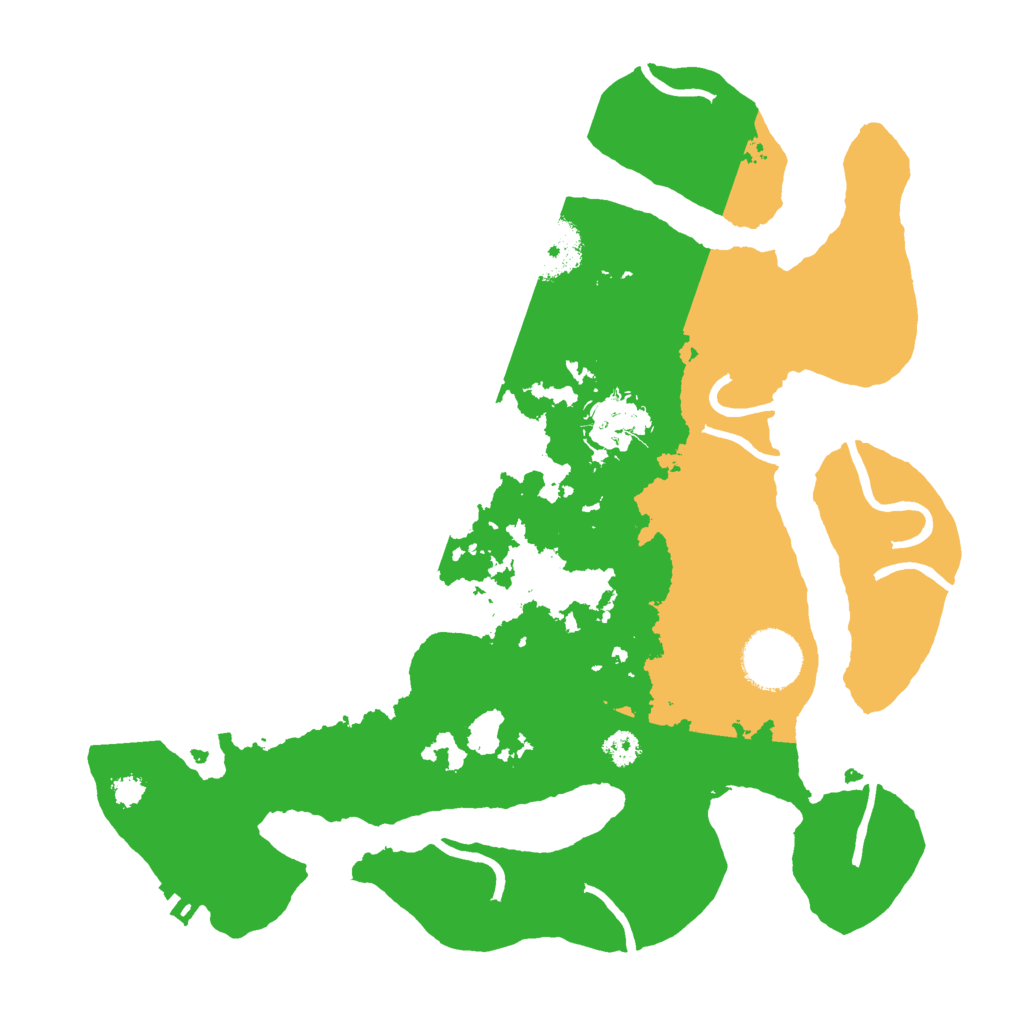 Biome Rust Map: Procedural Map, Size: 3000, Seed: 1676447387