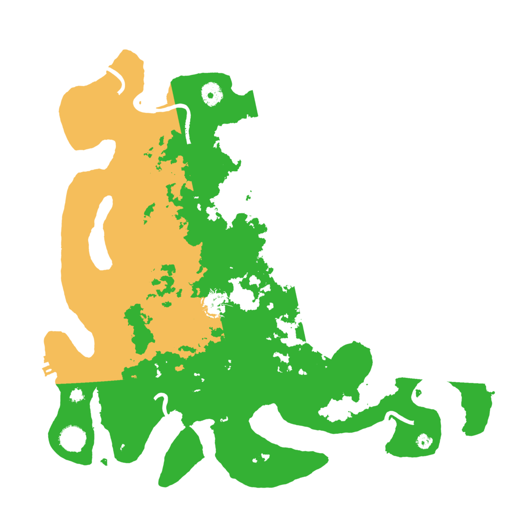 Biome Rust Map: Procedural Map, Size: 3600, Seed: 223610