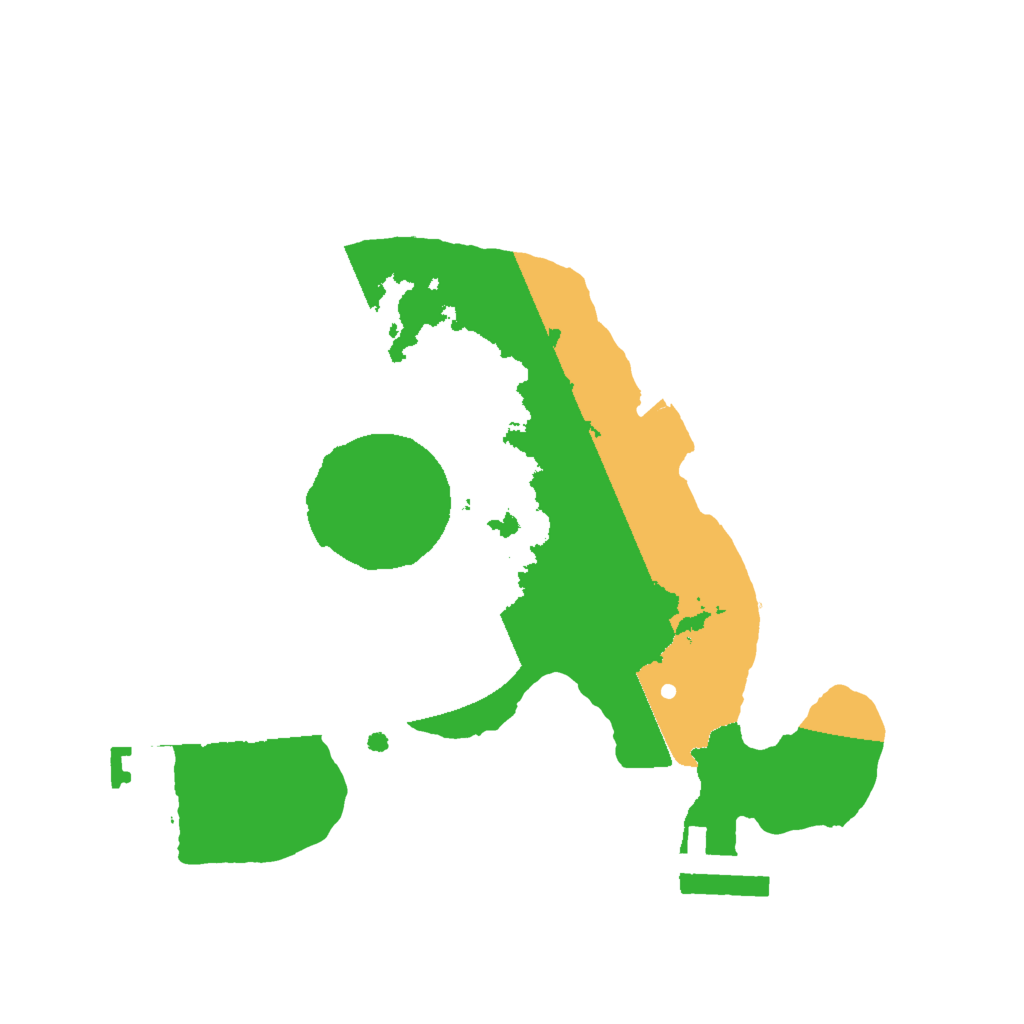 Biome Rust Map: Procedural Map, Size: 2000, Seed: 658795