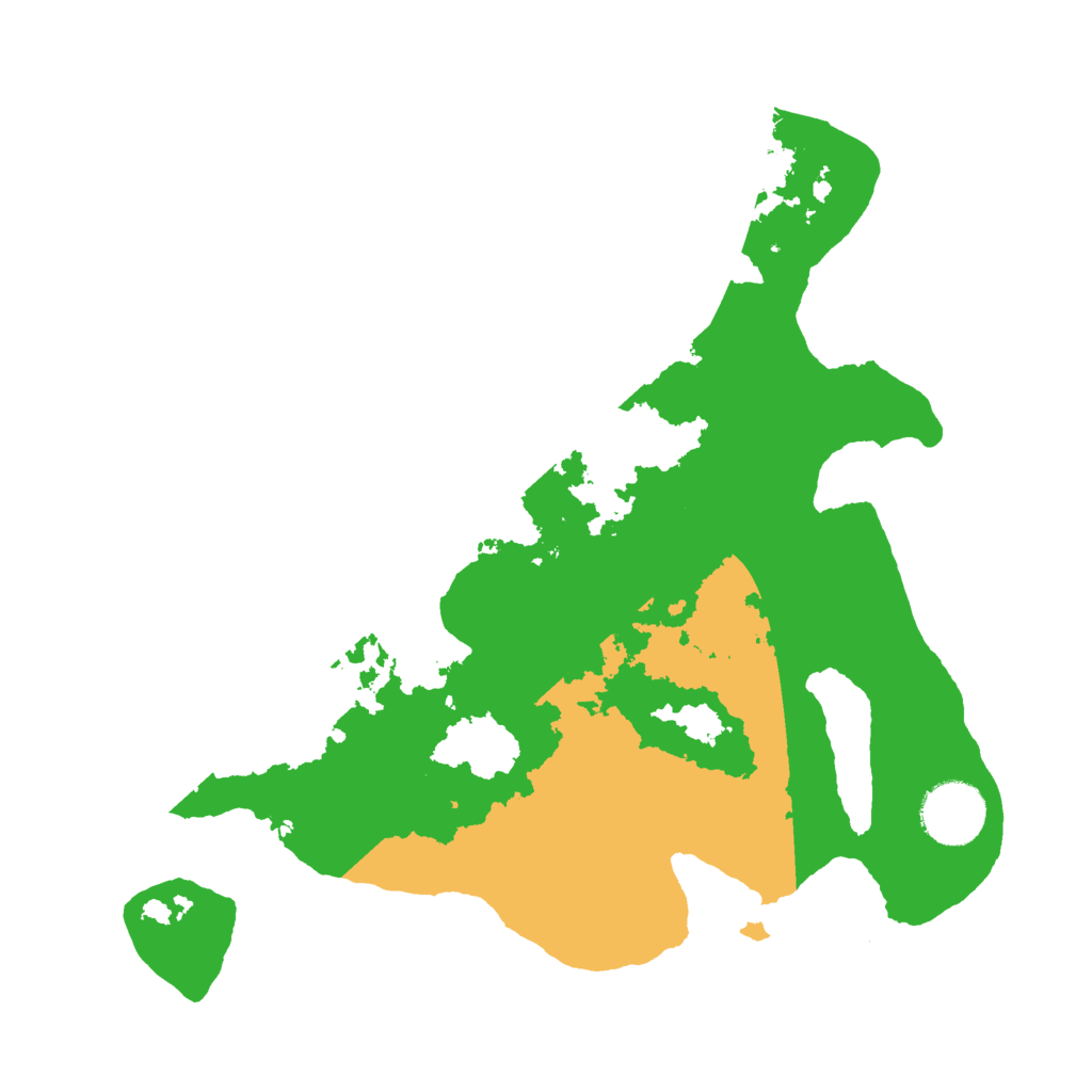 Biome Rust Map: Barren, Size: 3000, Seed: 34643666