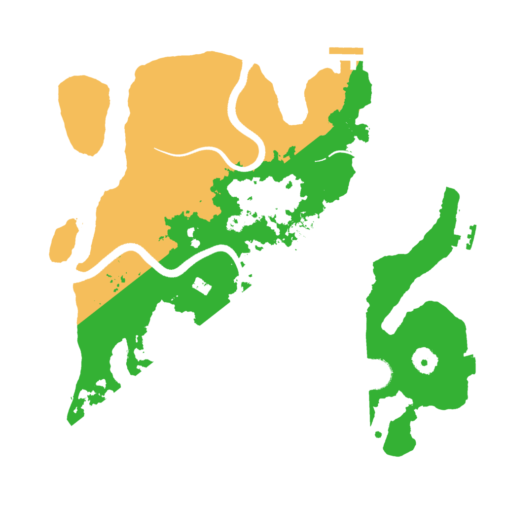 Biome Rust Map: Procedural Map, Size: 3000, Seed: 1252746775