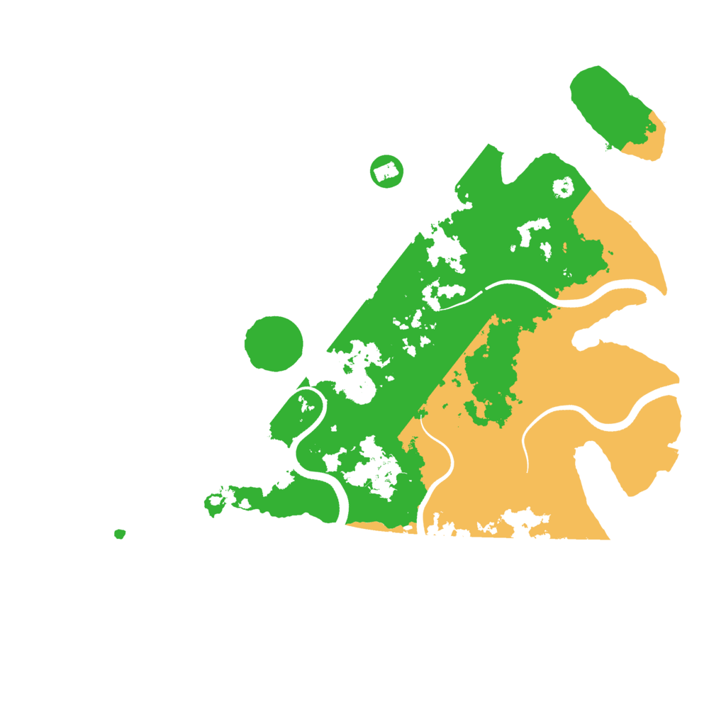 Biome Rust Map: Procedural Map, Size: 3500, Seed: 1225365055