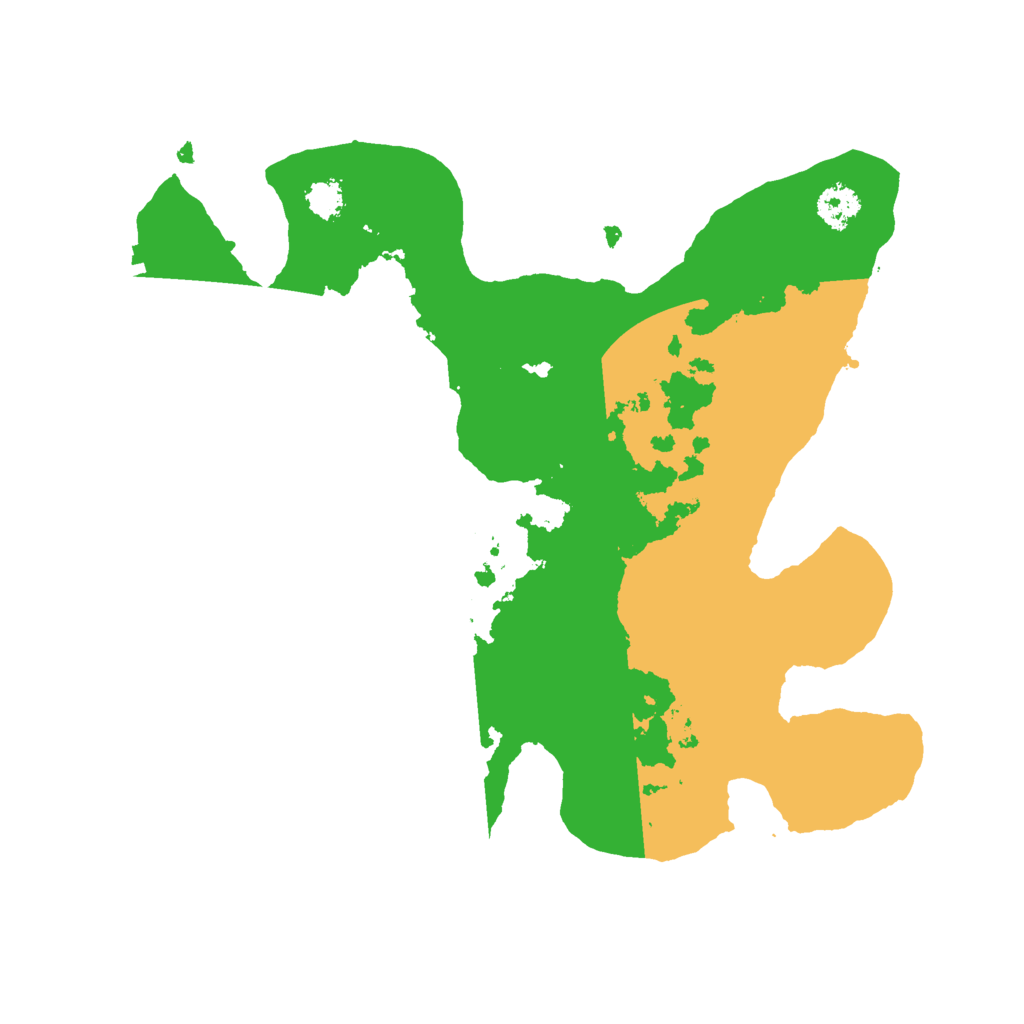 Biome Rust Map: Procedural Map, Size: 2500, Seed: 798749