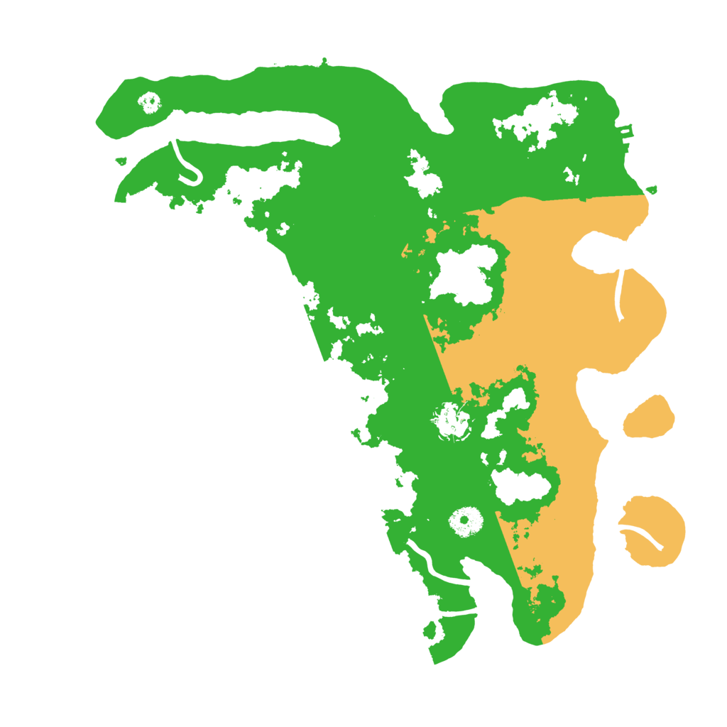 Biome Rust Map: Procedural Map, Size: 3500, Seed: 5861297