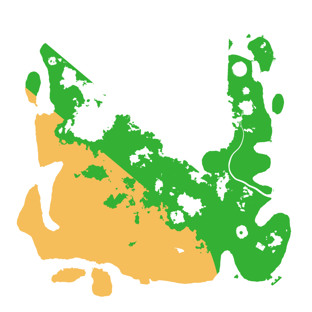 Biome Rust Map: Procedural Map, Size: 3800, Seed: 79761490