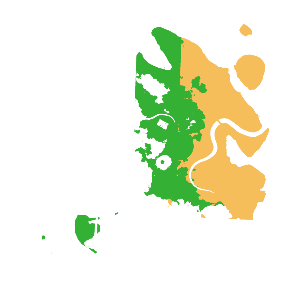 Biome Rust Map: Procedural Map, Size: 3000, Seed: 615849162