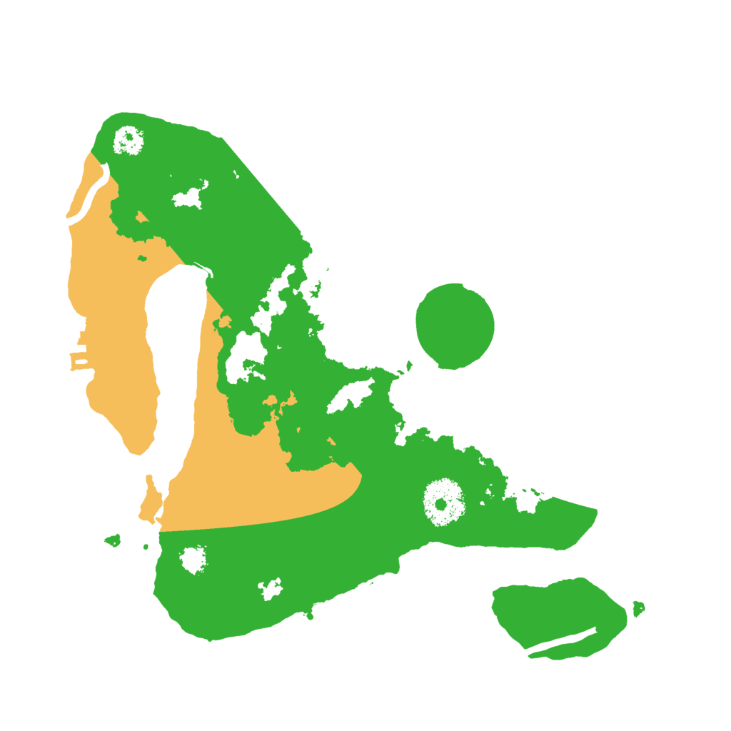 Biome Rust Map: Procedural Map, Size: 2500, Seed: 4400856