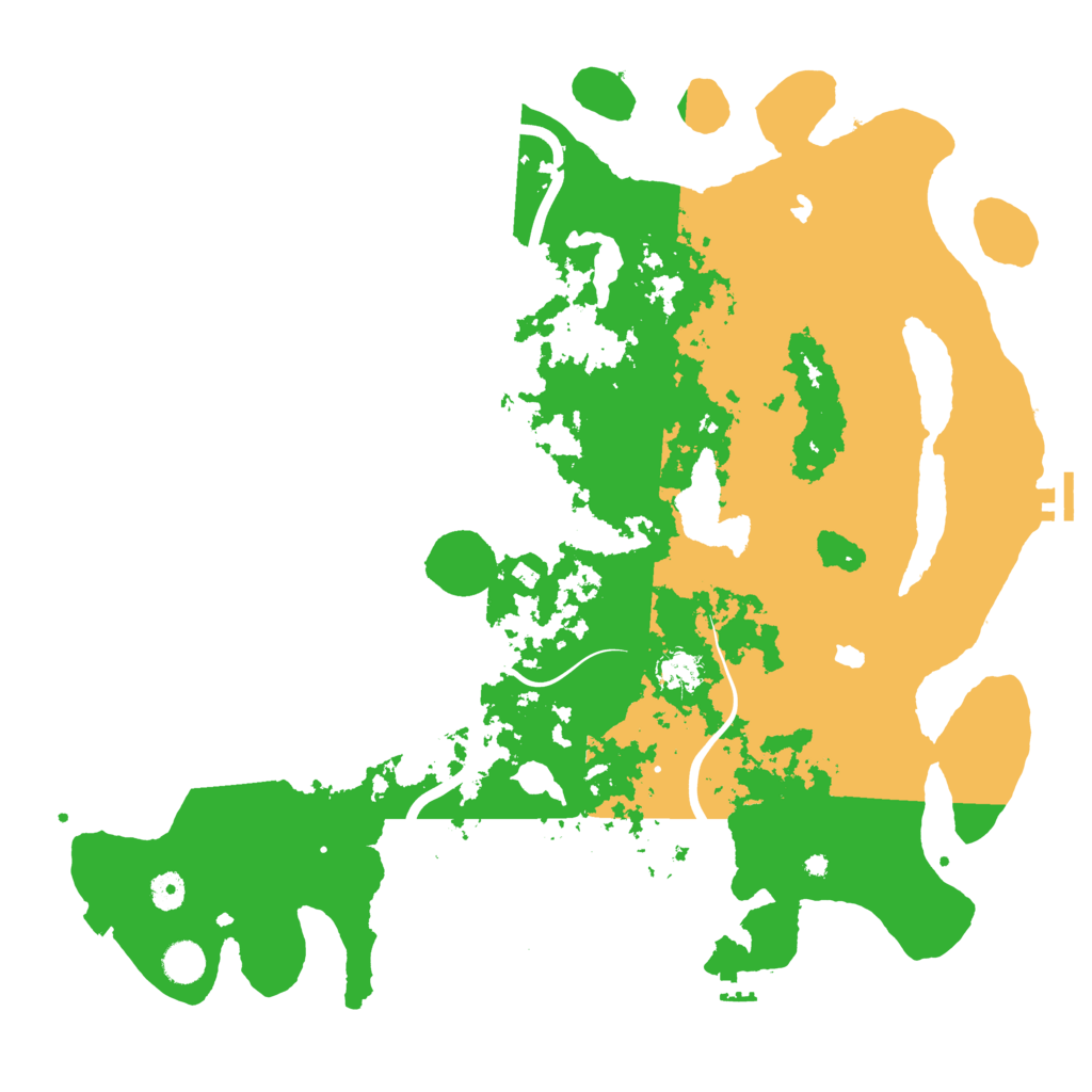 Biome Rust Map: Procedural Map, Size: 4500, Seed: 761148713