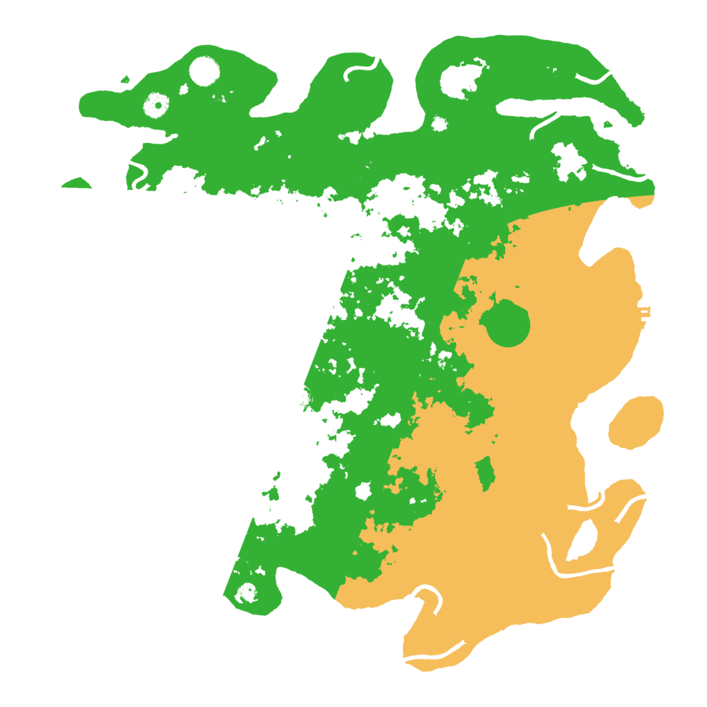Biome Rust Map: Procedural Map, Size: 4250, Seed: 2007