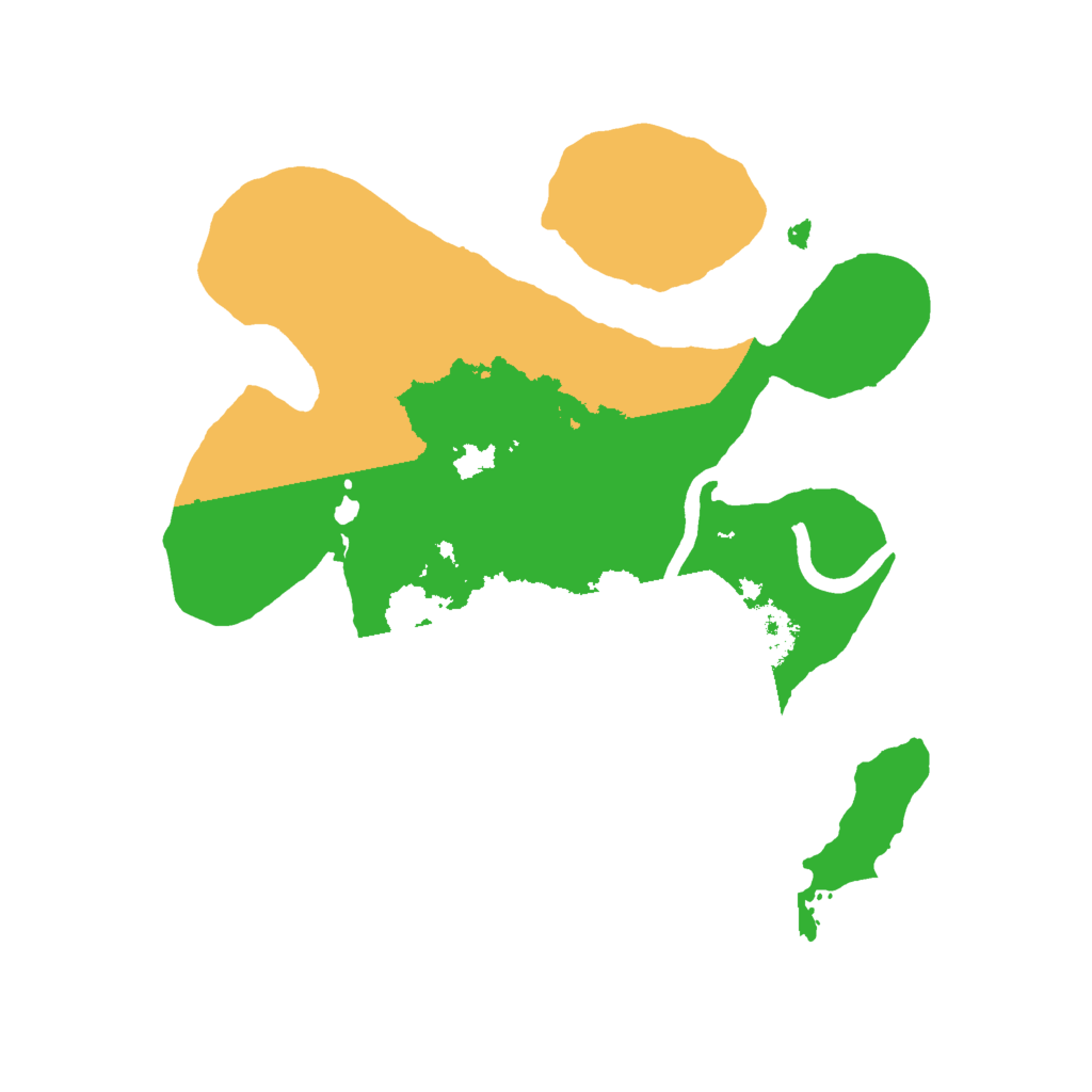 Biome Rust Map: Procedural Map, Size: 2000, Seed: 51392880