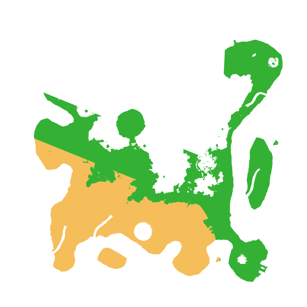 Biome Rust Map: Procedural Map, Size: 3000, Seed: 3434543