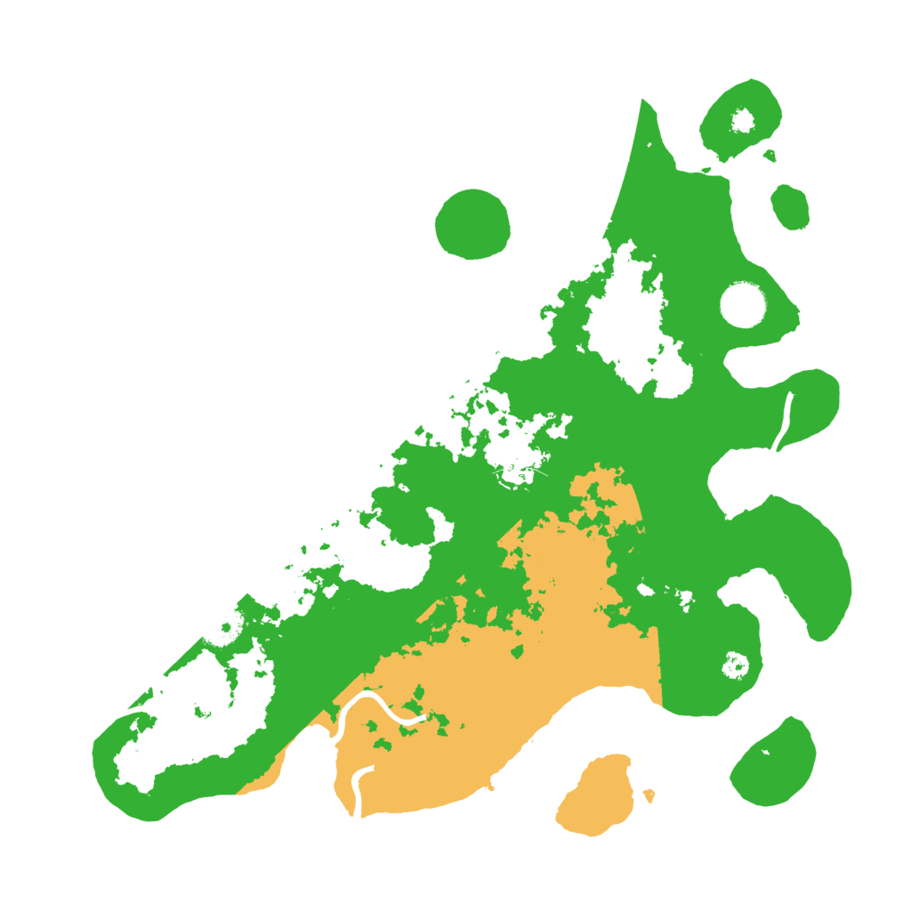 Biome Rust Map: Procedural Map, Size: 3500, Seed: 13795048