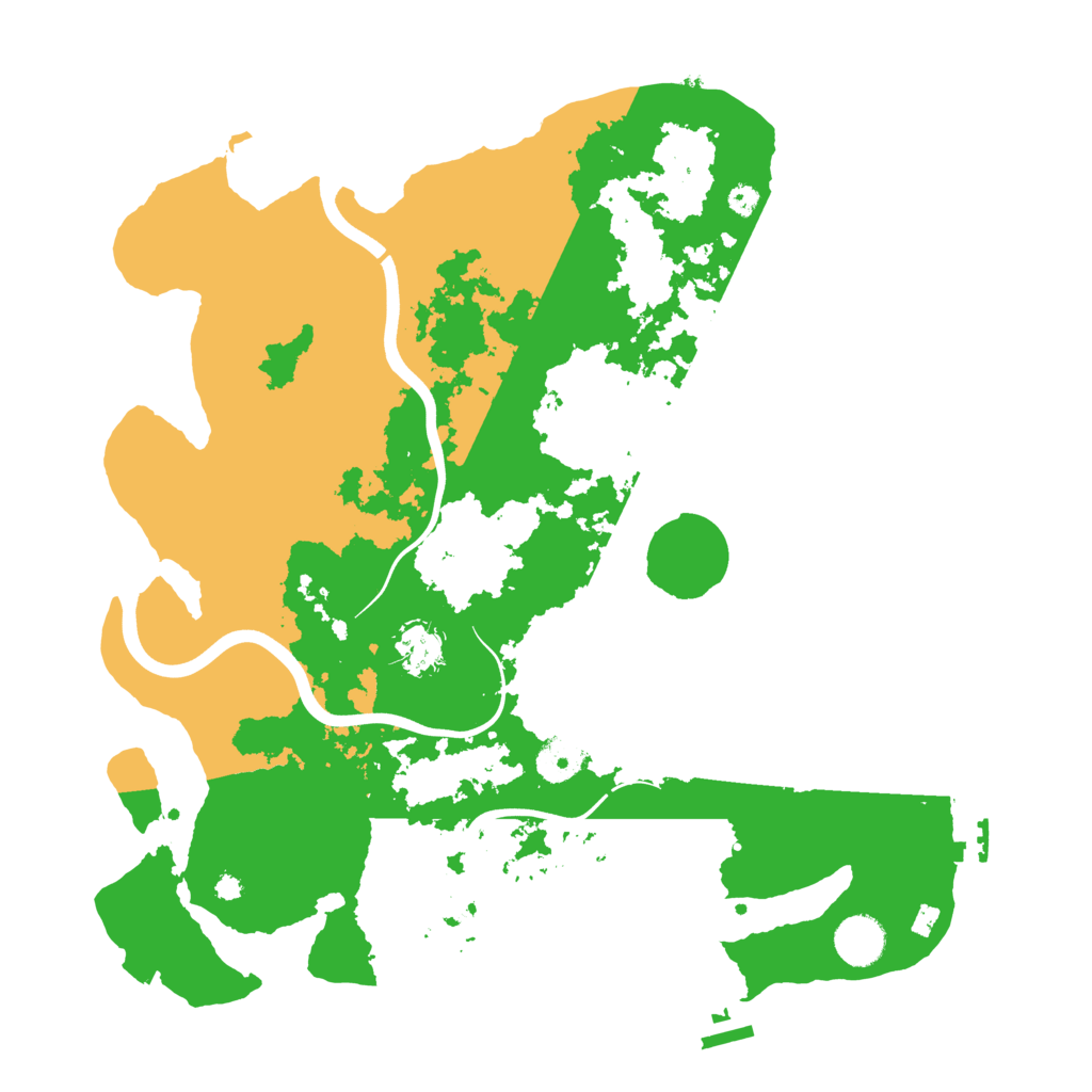 Biome Rust Map: Procedural Map, Size: 3800, Seed: 1960176253