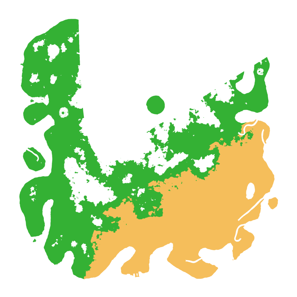 Biome Rust Map: Procedural Map, Size: 4500, Seed: 12252023