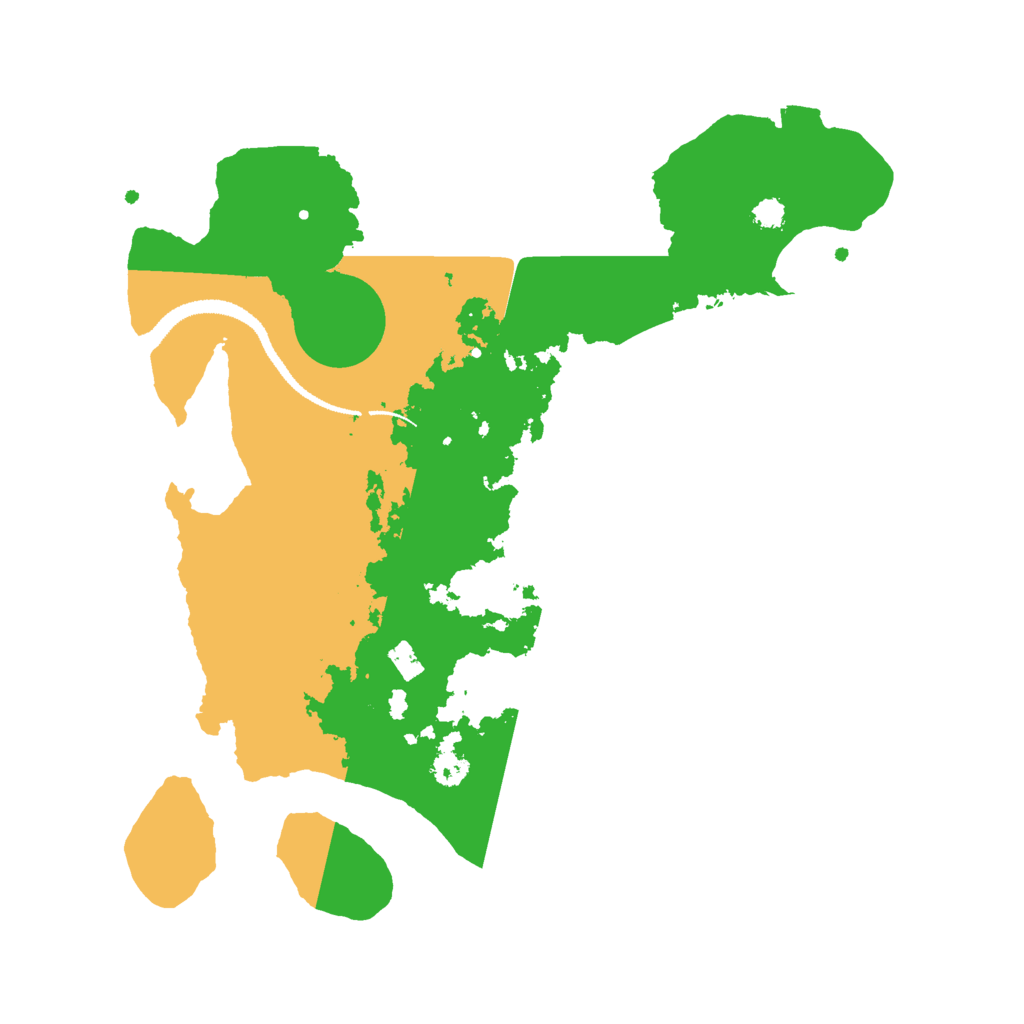 Biome Rust Map: Procedural Map, Size: 3000, Seed: 18461224