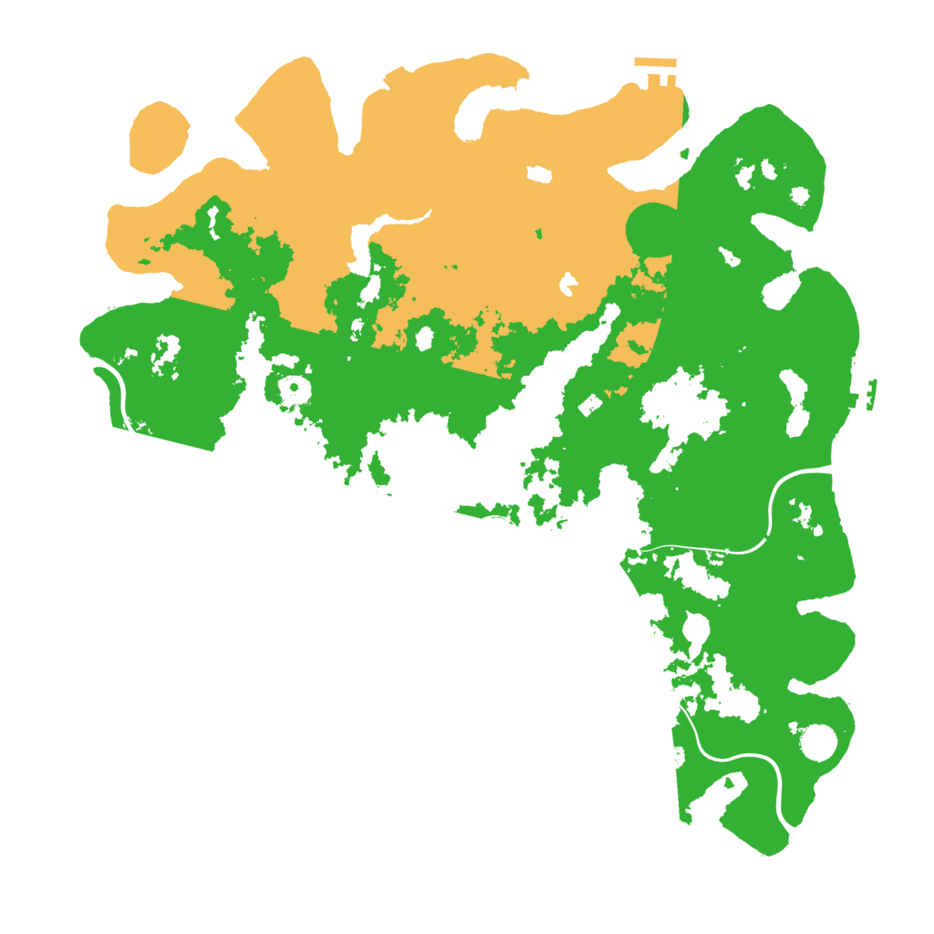 Biome Rust Map: Procedural Map, Size: 4500, Seed: 1781945024