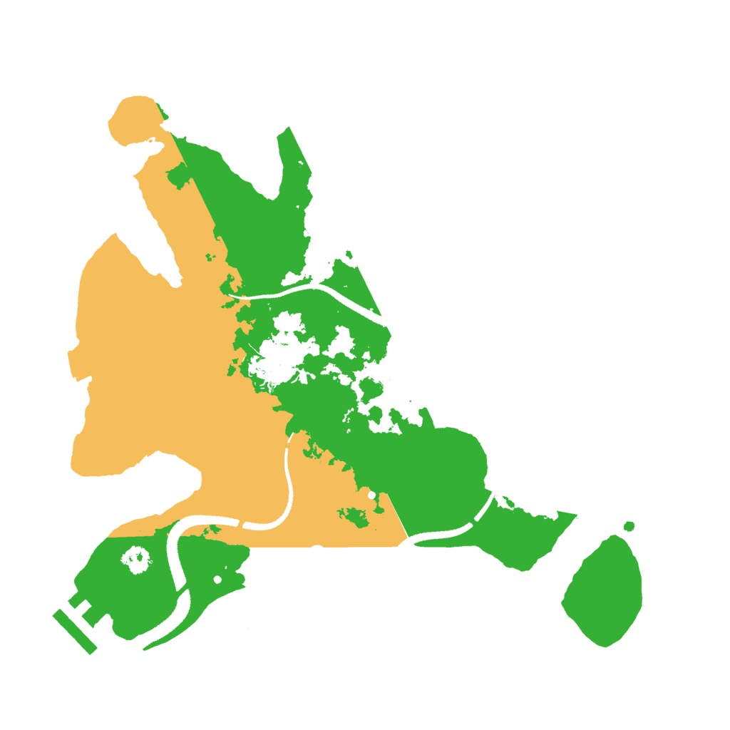 Biome Rust Map: Procedural Map, Size: 2700, Seed: 63469346