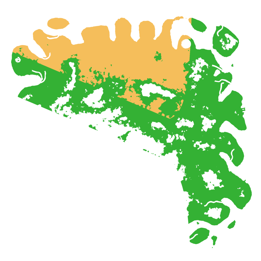 Biome Rust Map: Procedural Map, Size: 5000, Seed: 43214321