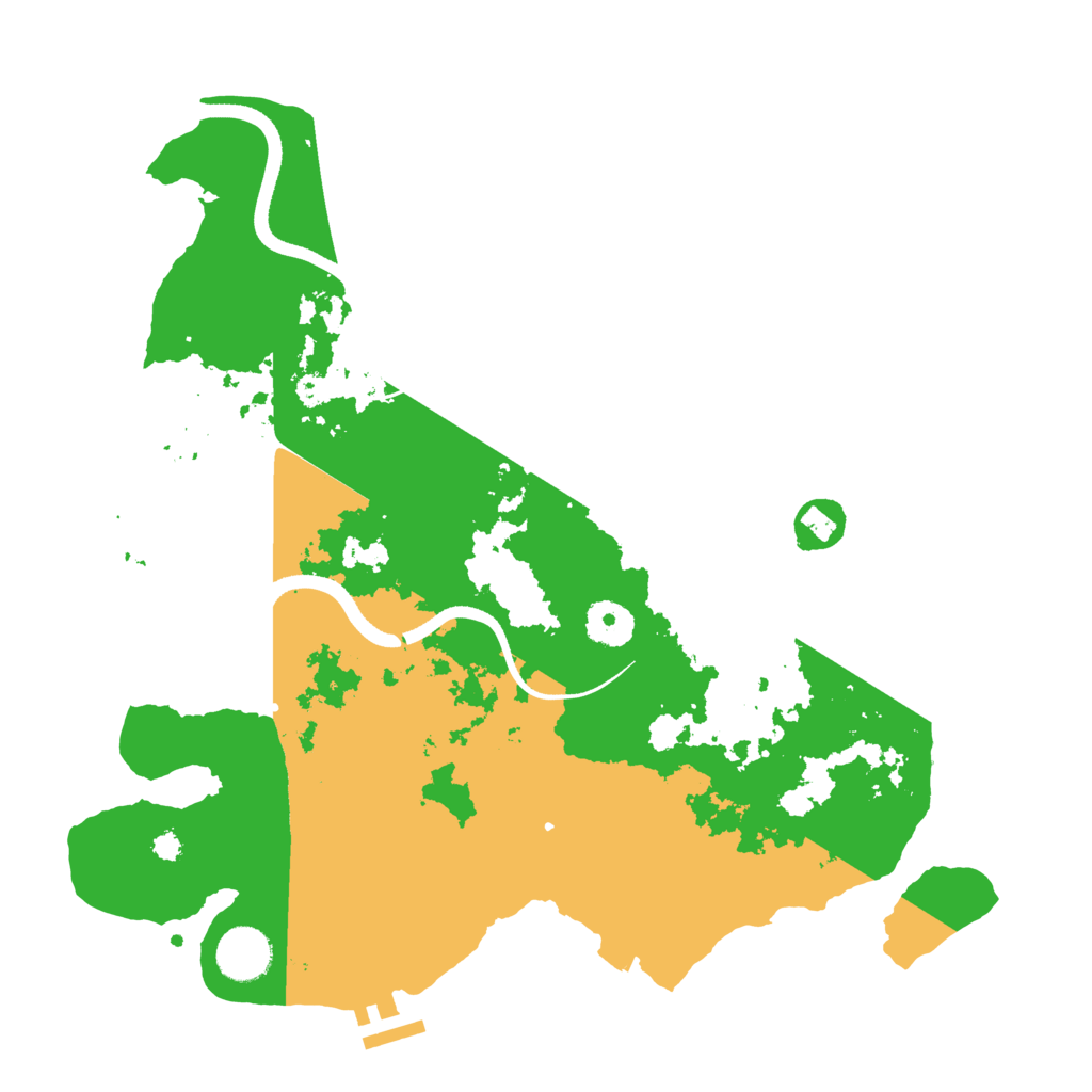 Biome Rust Map: Procedural Map, Size: 3505, Seed: 2103218251