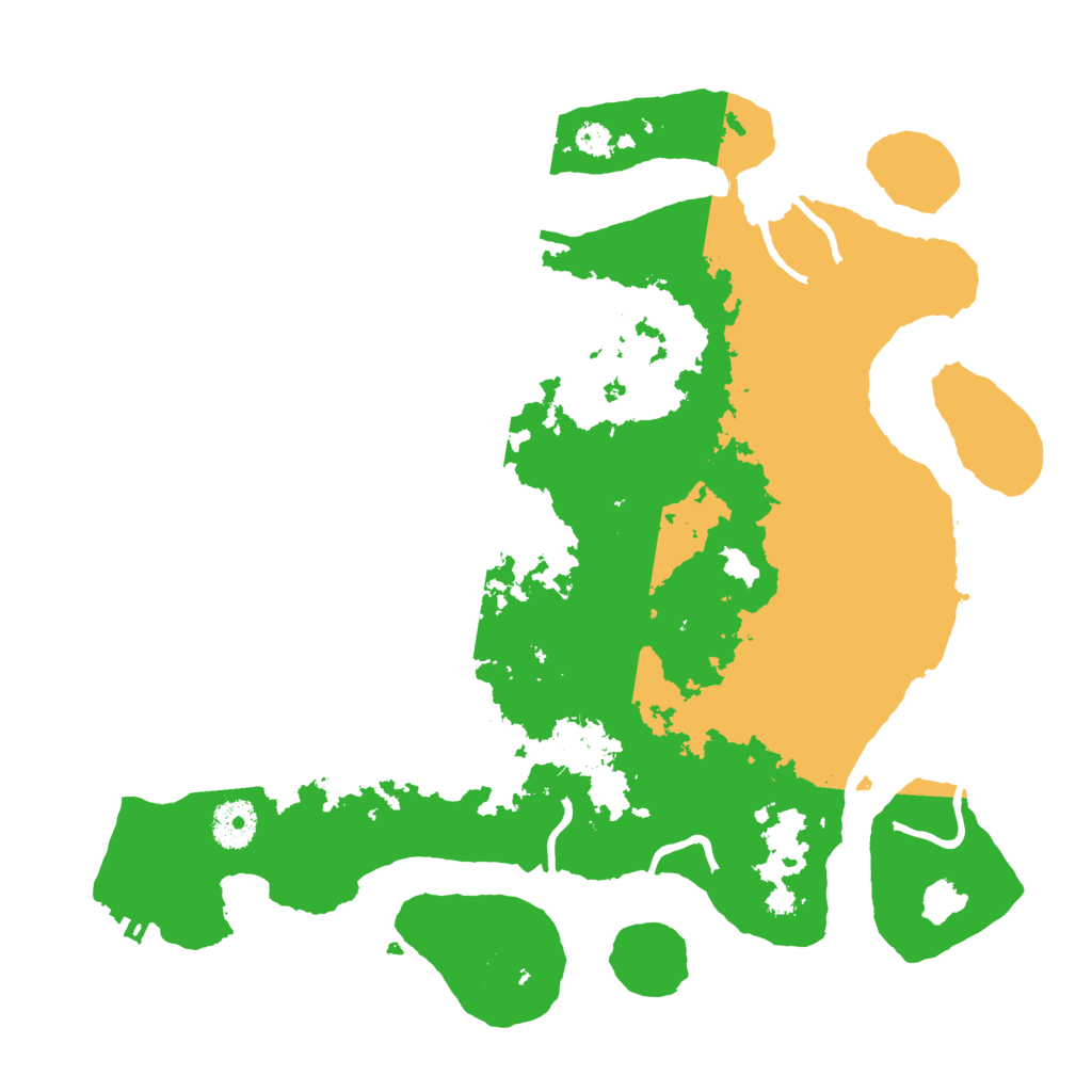 Biome Rust Map: Procedural Map, Size: 3500, Seed: 1004588326